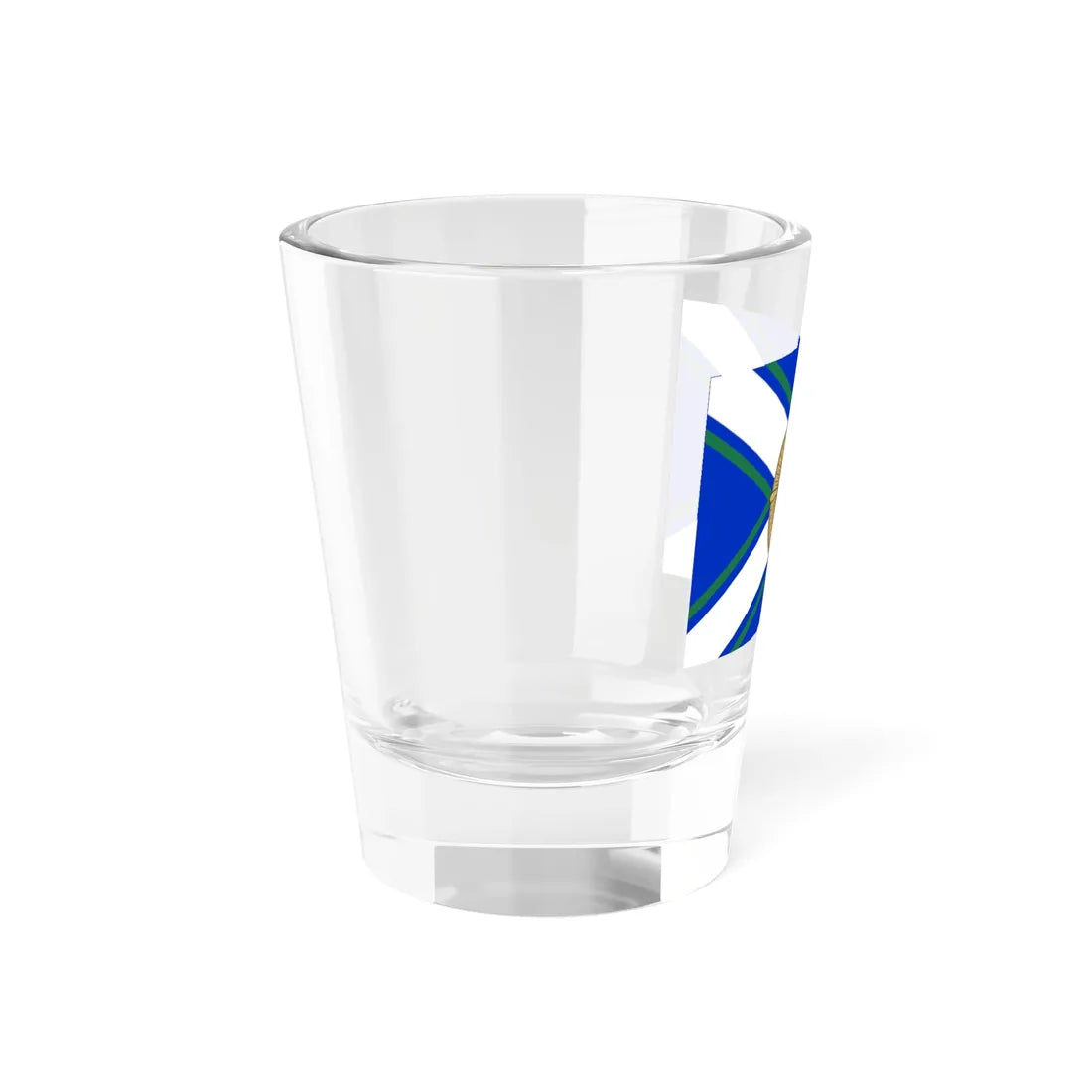 Flag of the Georgian Coast Guard (Georgia) Shot Glass 1.5oz - Go Mug Yourself