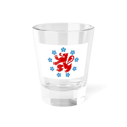 Flag of the German Community in Belgium (Belgium) Shot Glass 1.5oz 1.5oz - Go Mug Yourself