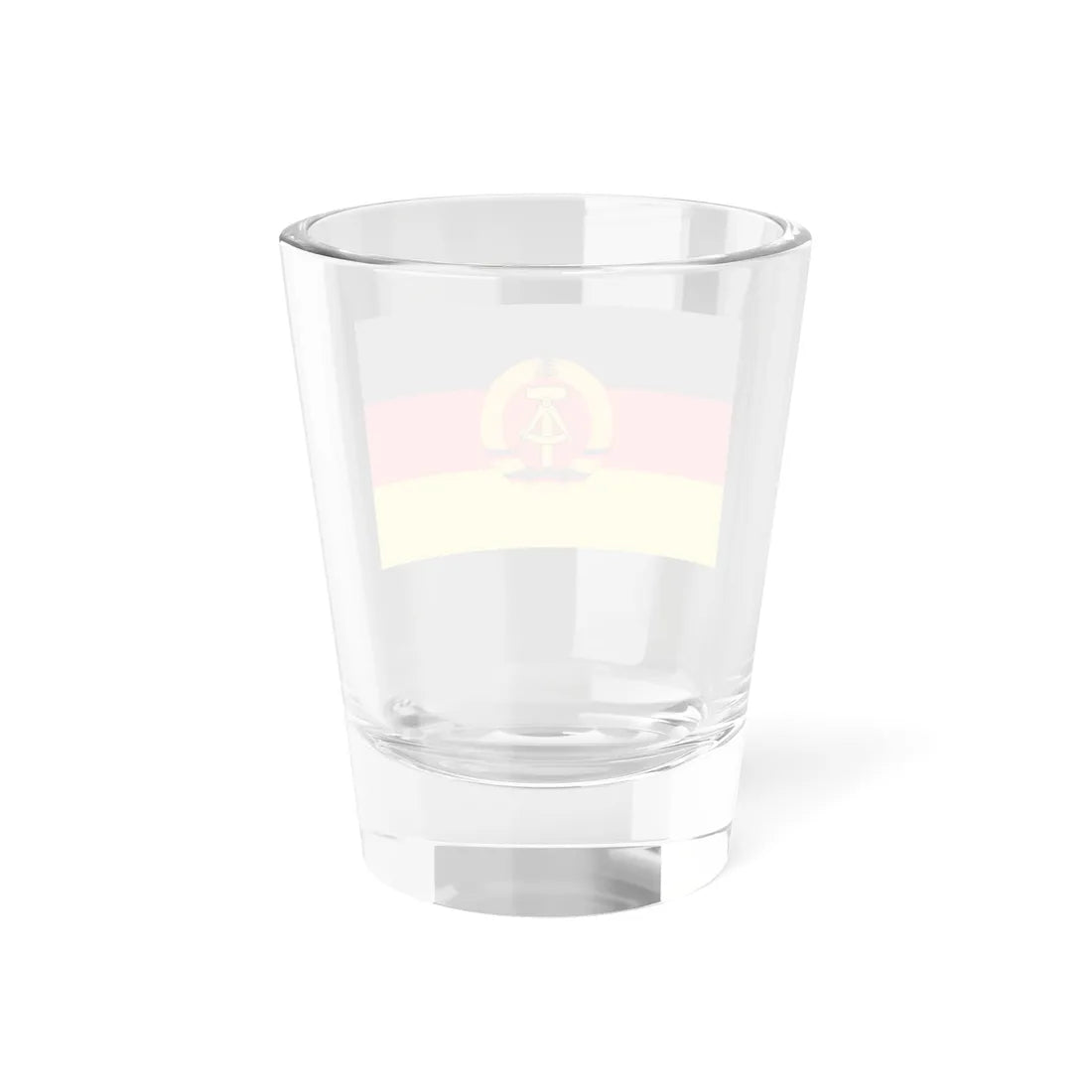 Flag of the German Democratic Republic Variant Shot Glass 1.5oz - Go Mug Yourself