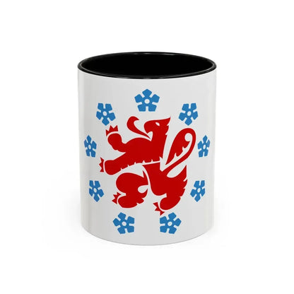 Flag of the German speaking community Belgium - Accent Coffee Mug 11oz Black - Go Mug Yourself