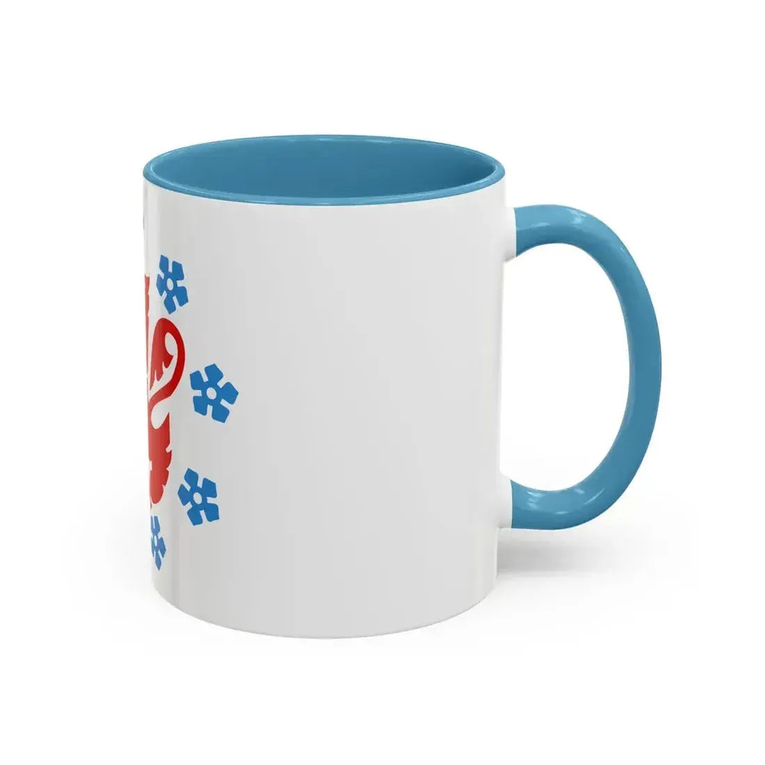 Flag of the German speaking community Belgium - Accent Coffee Mug - Go Mug Yourself