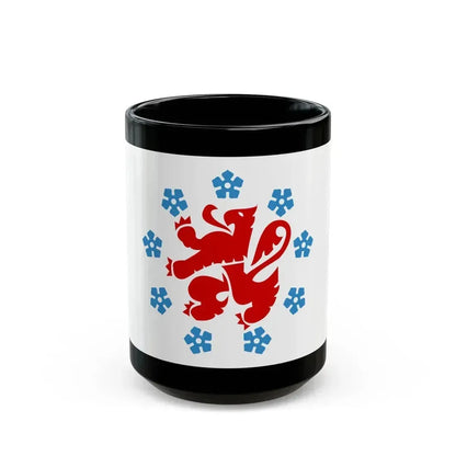 Flag of the German speaking community Belgium - Black Coffee Mug 15oz - Go Mug Yourself