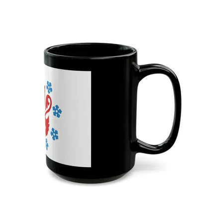 Flag of the German speaking community Belgium - Black Coffee Mug - Go Mug Yourself