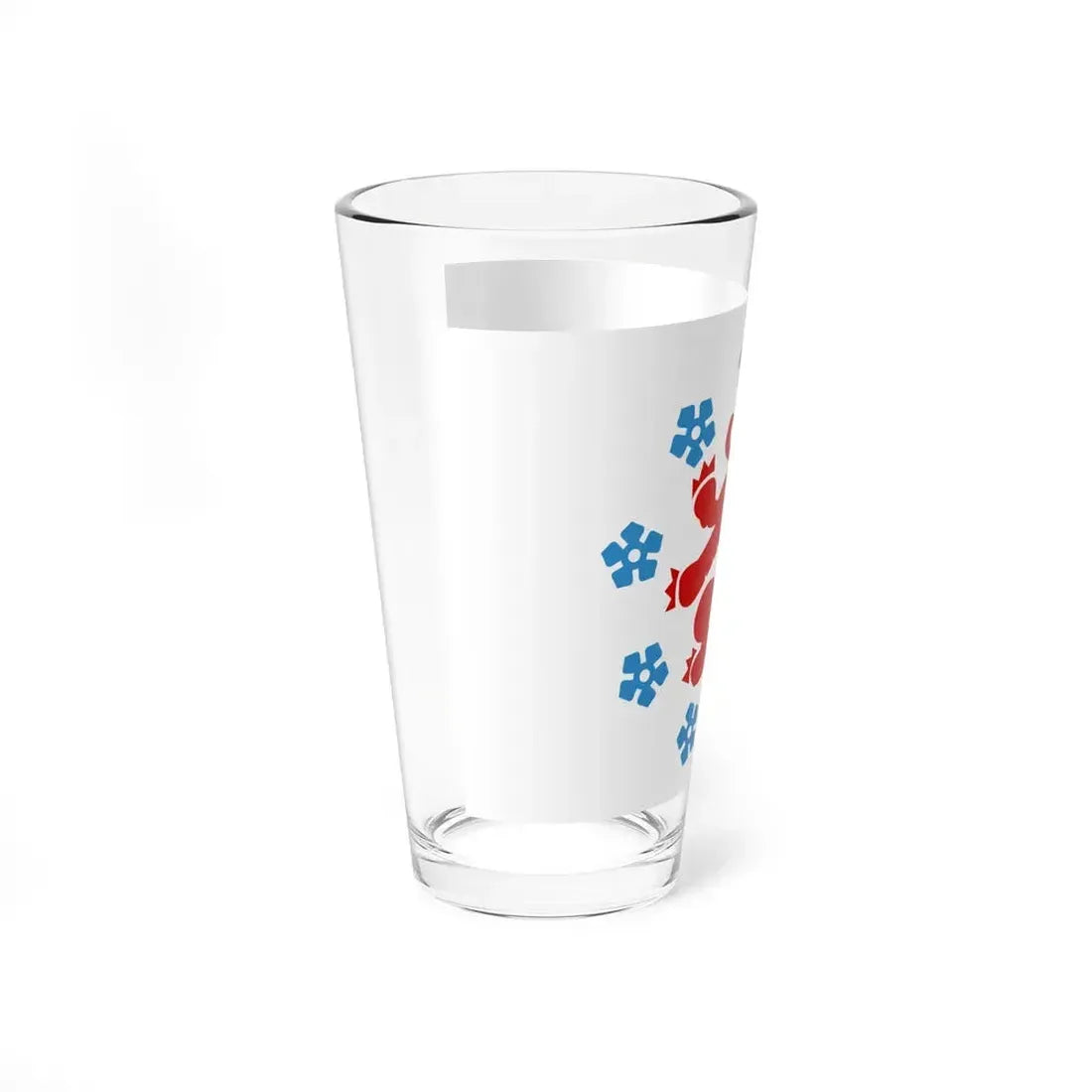 Flag of the German speaking community Belgium - Pint Glass 16oz - Go Mug Yourself