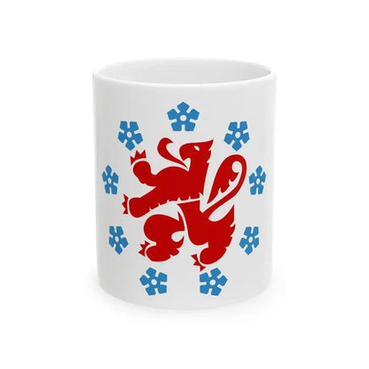 Flag of the German speaking community Belgium - White Coffee Mug 11oz - Go Mug Yourself