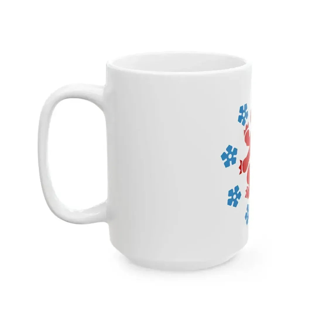 Flag of the German speaking community Belgium - White Coffee Mug - Go Mug Yourself
