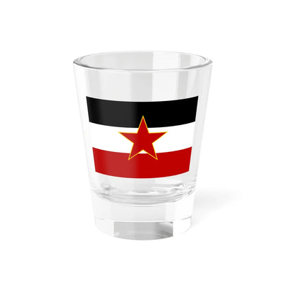 Flag of the German SPR (Germany) Shot Glass 1.5oz 1.5oz - Go Mug Yourself