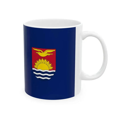 Flag of the Gilbert and Ellice Islands 1937-1976 (Kiribati) White Coffee Mug - Go Mug Yourself
