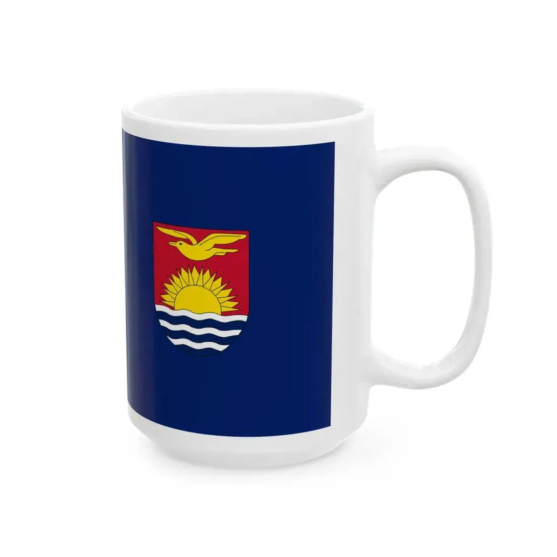 Flag of the Gilbert and Ellice Islands 1937-1976 (Kiribati) White Coffee Mug - Go Mug Yourself