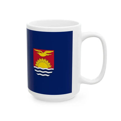 Flag of the Gilbert and Ellice Islands 1937-1976 (Kiribati) White Coffee Mug - Go Mug Yourself