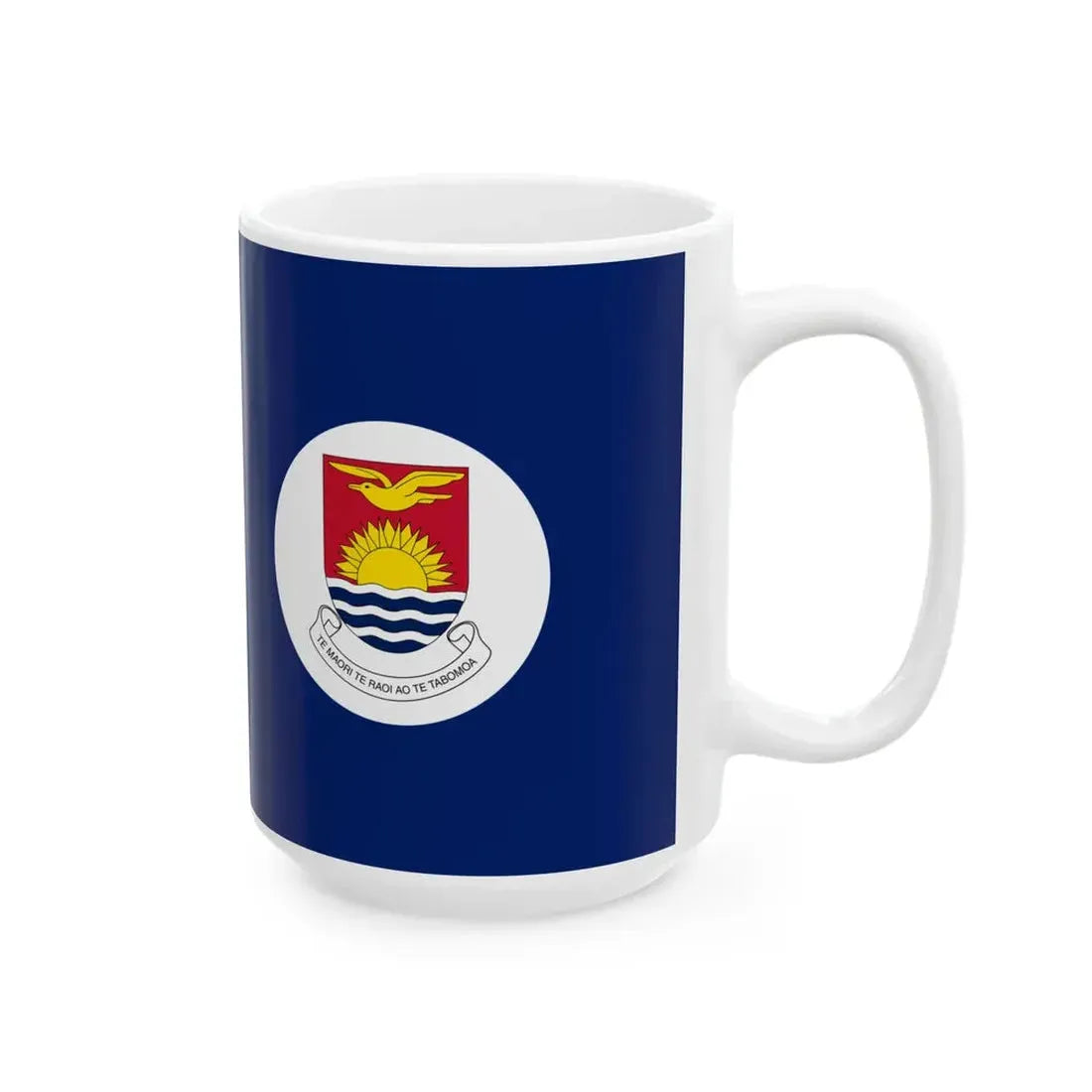 Flag of the Gilbert Islands 1976-1979 (Kiribati) White Coffee Mug - Go Mug Yourself