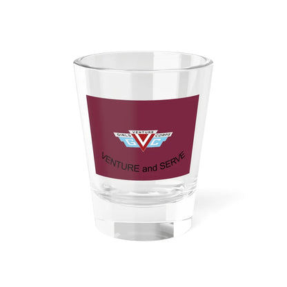 Flag of the Girls Venture Corps Air Cadets (United Kingdom) Shot Glass 1.5oz 1.5oz - Go Mug Yourself