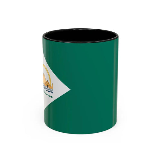 Flag of the Giza Governorate Egypt - Accent Coffee Mug 11oz Black - Go Mug Yourself