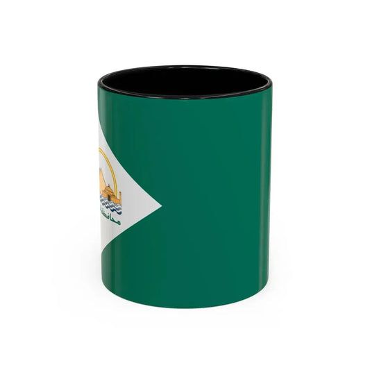 Flag of the Giza Governorate Egypt - Accent Coffee Mug 11oz Black - Go Mug Yourself