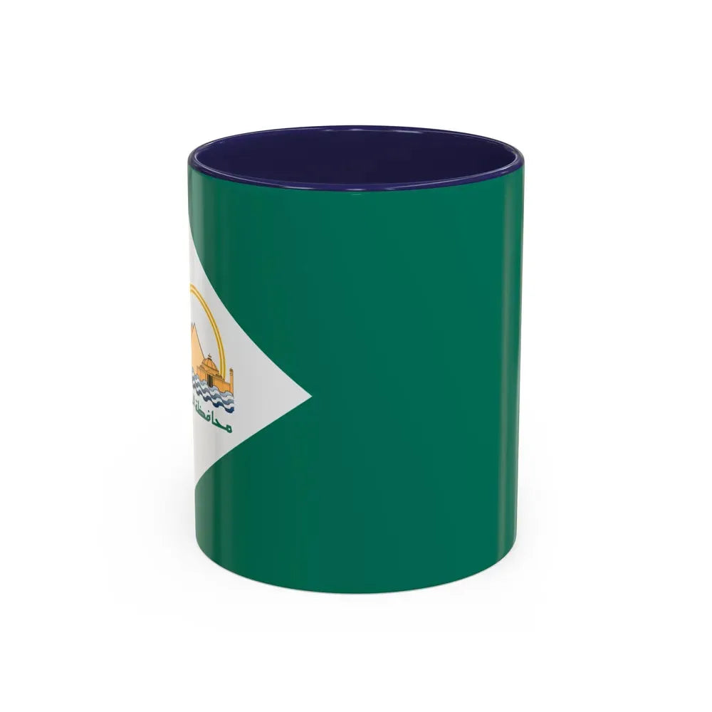 Flag of the Giza Governorate Egypt - Accent Coffee Mug 11oz Navy - Go Mug Yourself