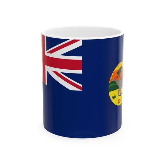 Flag of the Gold Coast 1877-1957 (Ghana) White Coffee Mug 11oz - Go Mug Yourself
