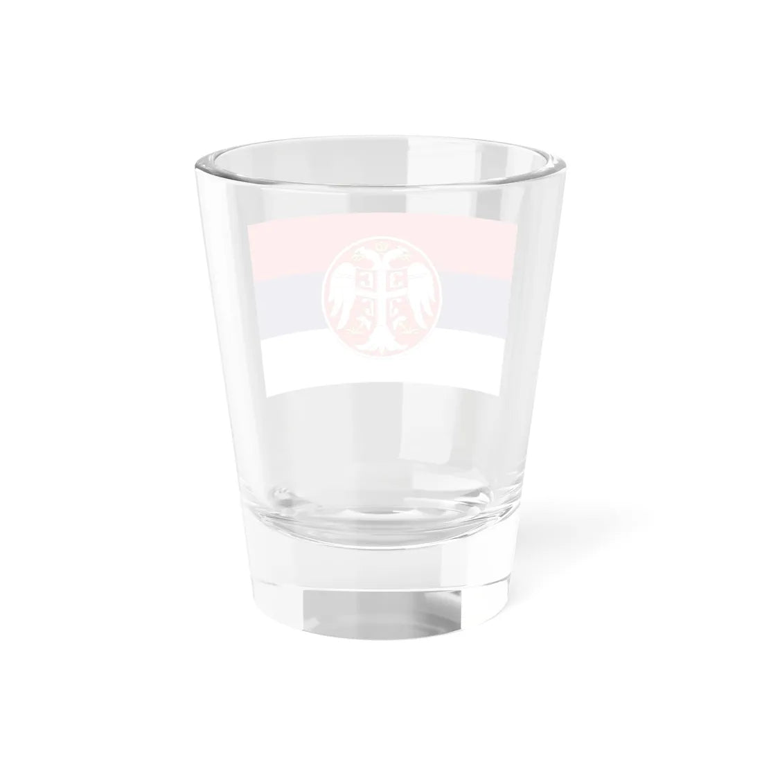 Flag of the Government of National Salvation 2 (Serbia) Shot Glass 1.5oz - Go Mug Yourself