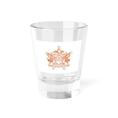 Flag of the Government of Sikkim (India) Shot Glass 1.5oz 1.5oz - Go Mug Yourself