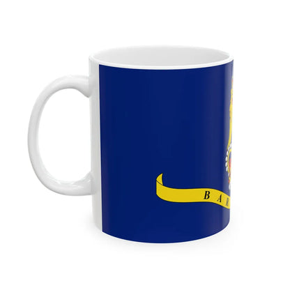 Flag of the Governor-General of Barbados (Barbados) White Coffee Mug - Go Mug Yourself
