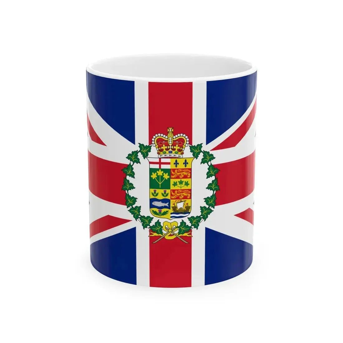 Flag of the Governor-General of Canada 1869-1901 (Canada) White Coffee Mug 11oz - Go Mug Yourself