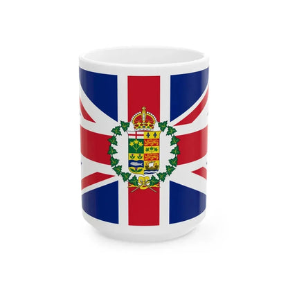 Flag of the Governor-General of Canada 1901-1921 (Canada) White Coffee Mug 15oz - Go Mug Yourself