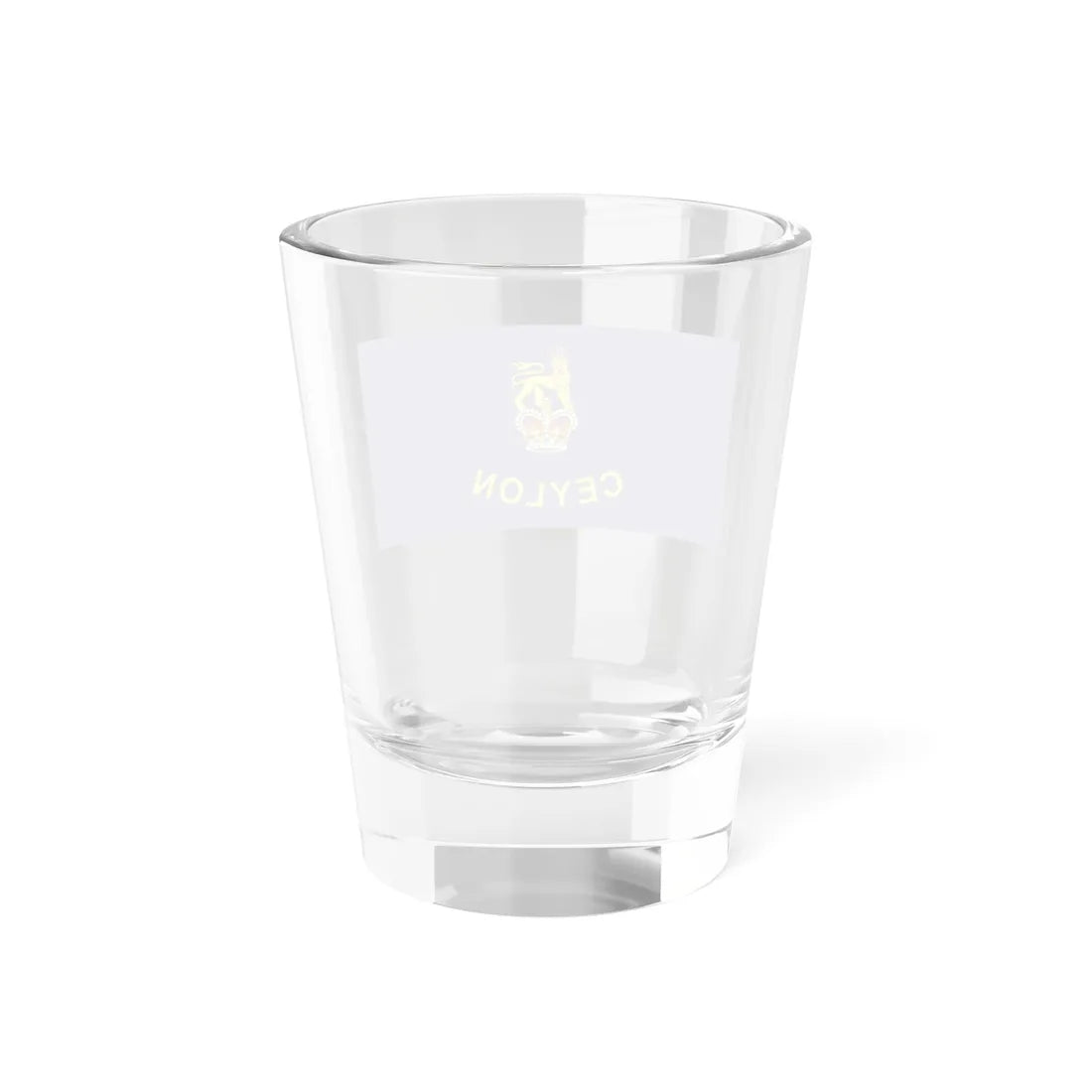 Flag of the Governor-General of Ceylon 1952-1972 (Sri Lanka) Shot Glass 1.5oz - Go Mug Yourself