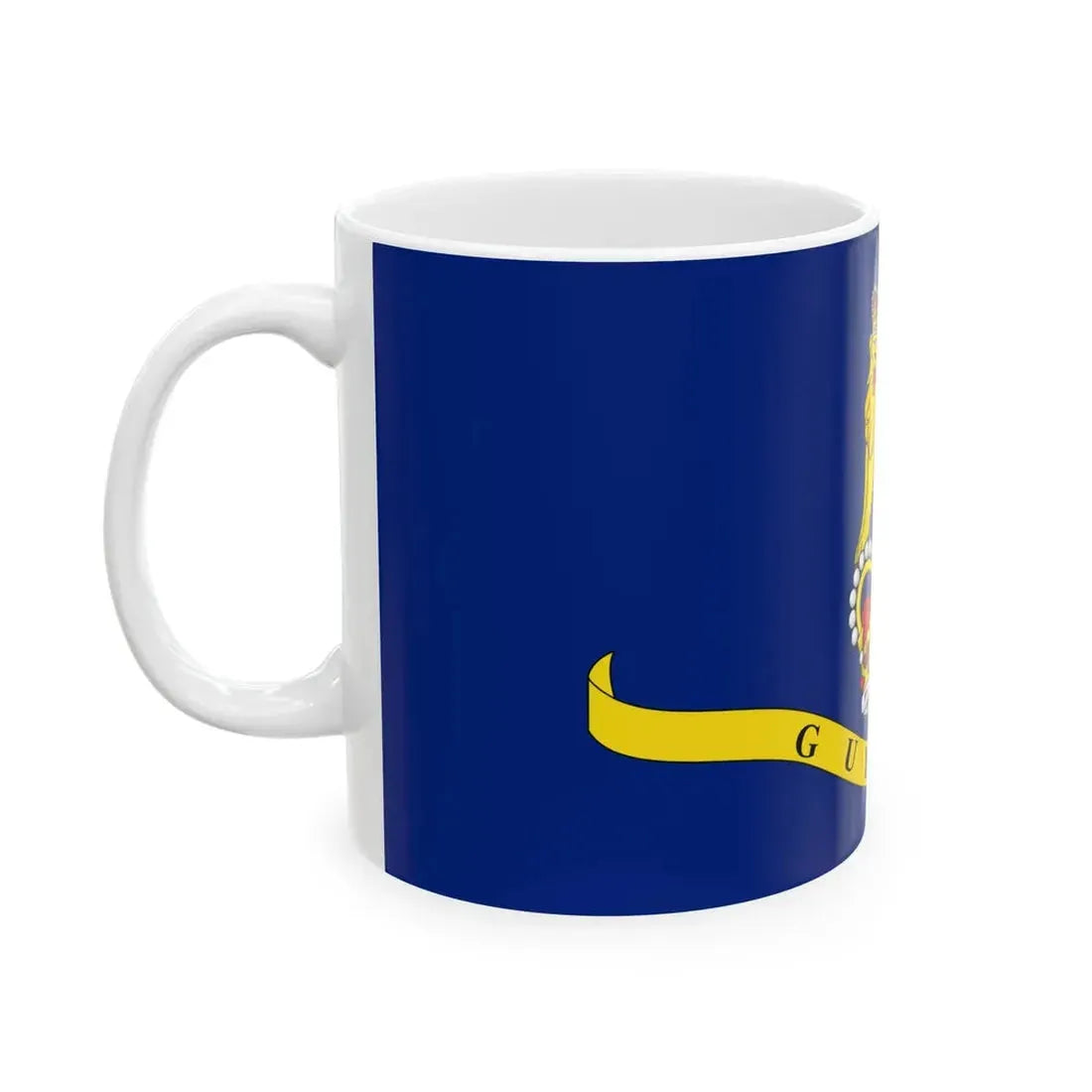 Flag of the Governor-General of Guyana 1966-1970 (Guyana) White Coffee Mug - Go Mug Yourself