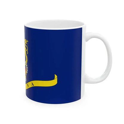 Flag of the Governor-General of Guyana 1966-1970 (Guyana) White Coffee Mug - Go Mug Yourself