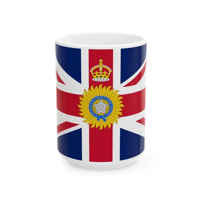 Flag of the Governor-General of India 1885-1947 (India) White Coffee Mug 15oz - Go Mug Yourself