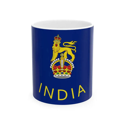 Flag of the Governor-General of India 1947-1950 (India) White Coffee Mug 11oz - Go Mug Yourself