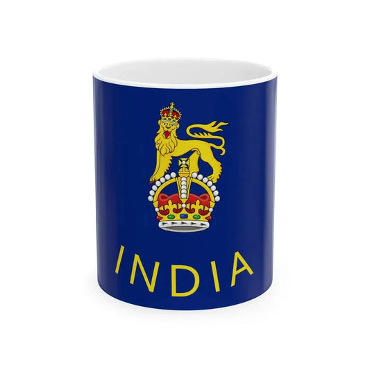 Flag of the Governor-General of India 1947-1950 (India) White Coffee Mug 11oz - Go Mug Yourself