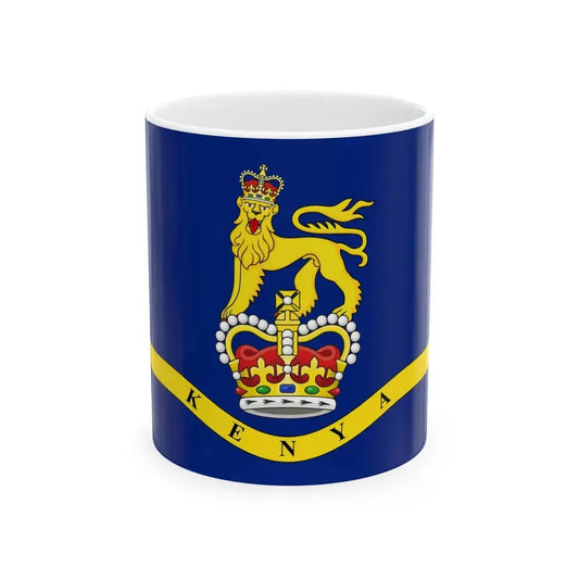 Flag of the Governor-General of Kenya 1963-1964 (Kenya) White Coffee Mug 11oz - Go Mug Yourself