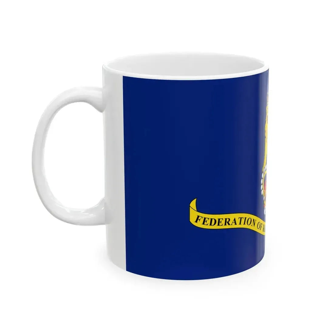 Flag of the Governor-General of Rhodesia and Nyasaland 1953-1963 (Malawi) White Coffee Mug - Go Mug Yourself