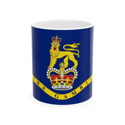 Flag of the Governor-General of The Gambia 1965-1970 (Gambia) White Coffee Mug 11oz - Go Mug Yourself
