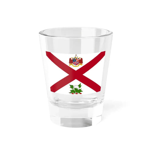 Flag of the Governor of Alabama (United States) Shot Glass 1.5oz 1.5oz - Go Mug Yourself