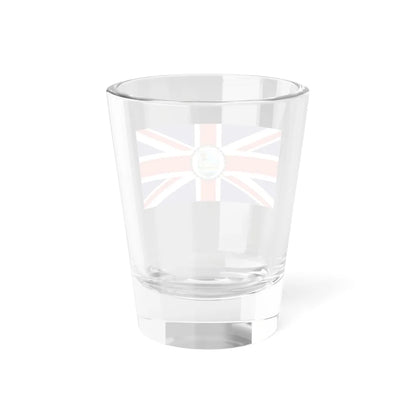 Flag of the Governor of Antigua and Barbuda 1956-1967 (Antigua and Barbuda) (Coat of Arms) Shot Glass 1.5oz - Go Mug Yourself