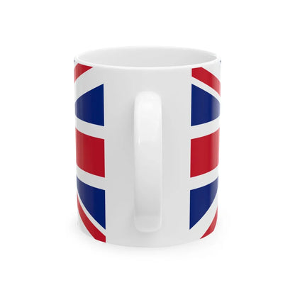 Flag of the Governor of Barbados 1870-1966 (Barbados) White Coffee Mug - Go Mug Yourself