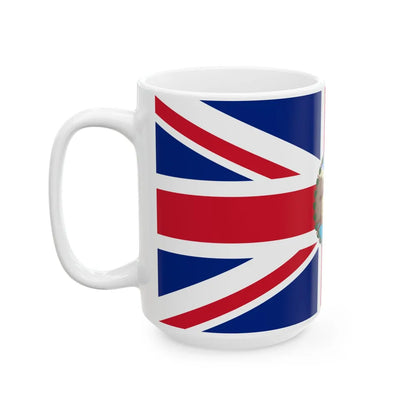 Flag of the Governor of Barbados 1870-1966 (Barbados) White Coffee Mug - Go Mug Yourself