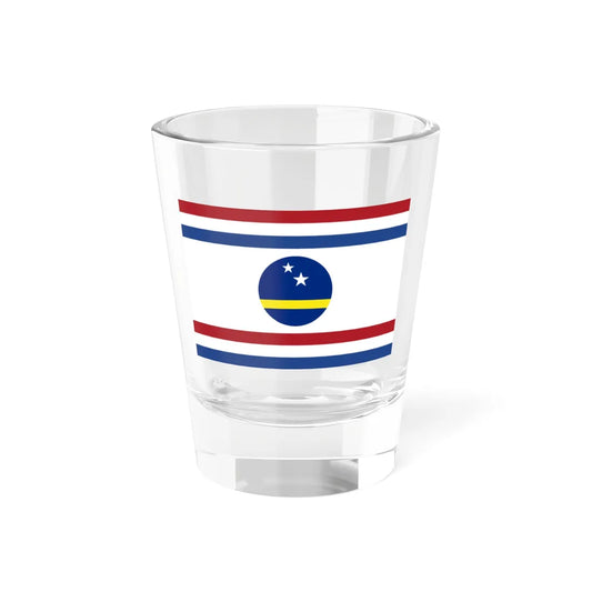 Flag of the Governor of Curaçao (Netherlands) Shot Glass 1.5oz 1.5oz - Go Mug Yourself