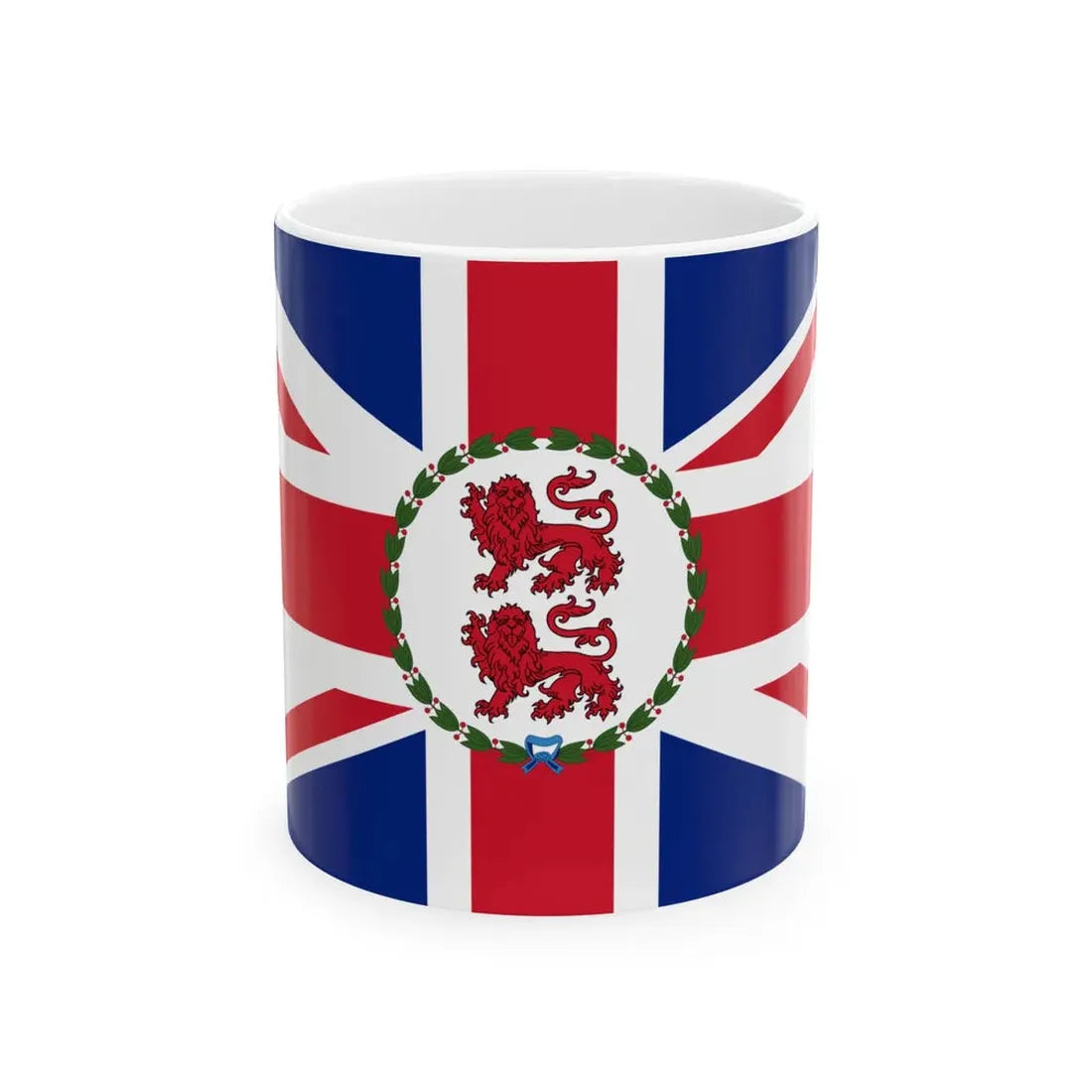Flag of the Governor of Cyprus 1905-1960 (Cyprus) White Coffee Mug 11oz - Go Mug Yourself
