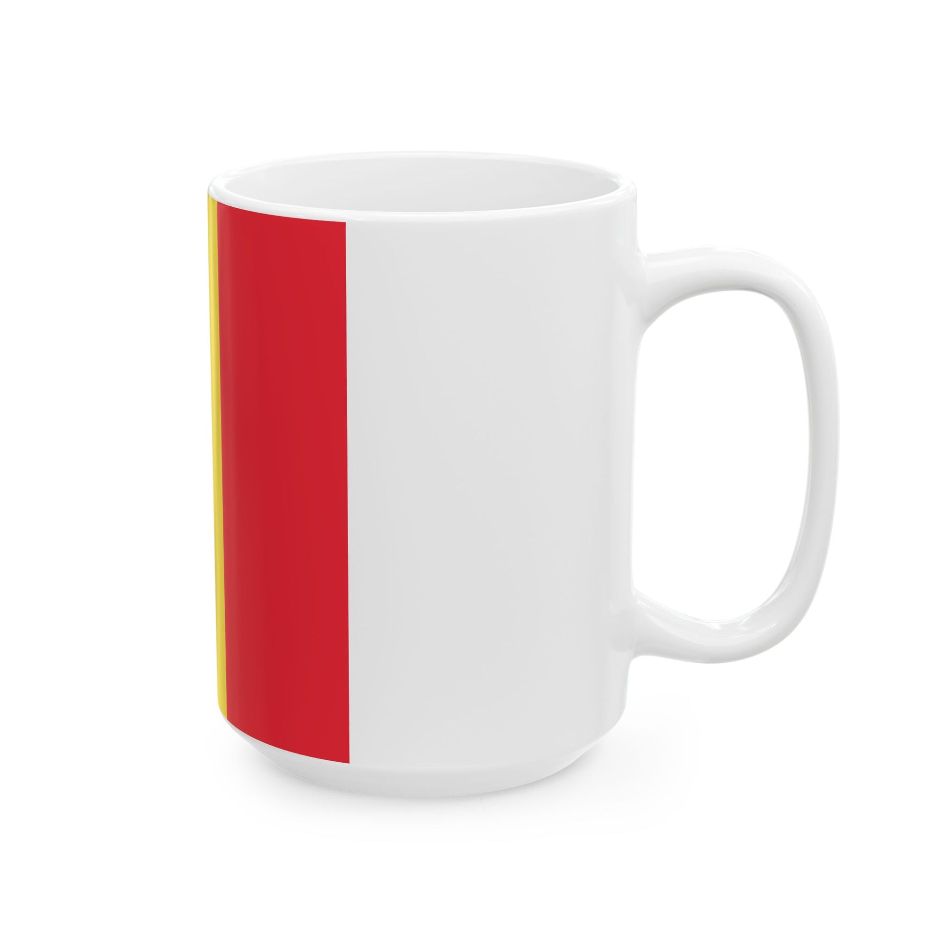 Flag of the Governor of East Flanders (Belgium) White Coffee Mug-Go Mug Yourself