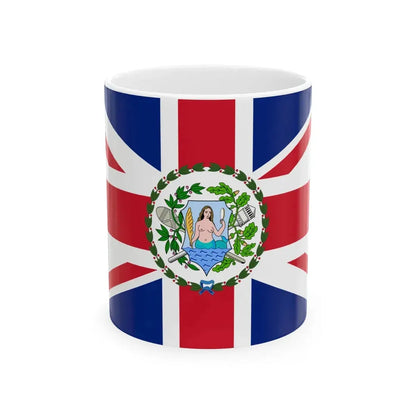 Flag of the Governor of Fiji 1877-1883 (Fiji) White Coffee Mug 11oz - Go Mug Yourself
