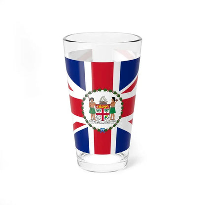 Flag of the Governor of Fiji 1908-1970 (Fiji) Pint Glass 16oz 16oz - Go Mug Yourself
