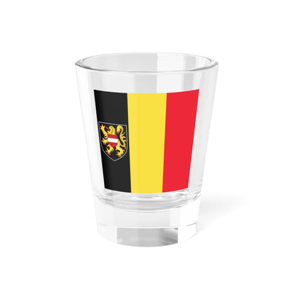 Flag of the Governor of Flemish Brabant (Belgium) Shot Glass 1.5oz 1.5oz - Go Mug Yourself