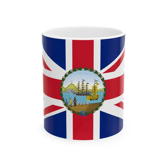 Flag of the Governor of Hong Kong 1910-1955 (China) White Coffee Mug 11oz - Go Mug Yourself