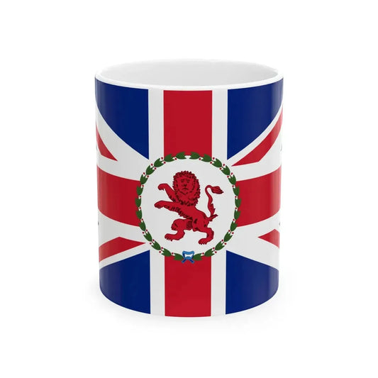 Flag of the Governor of Kenya 1905-1963 (Kenya) White Coffee Mug 11oz - Go Mug Yourself