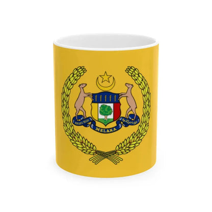 Flag of the Governor of Malacca (Malaysia) White Coffee Mug 11oz - Go Mug Yourself
