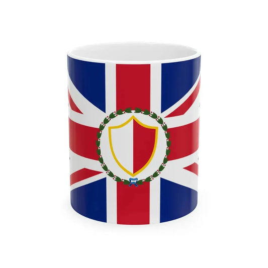 Flag of the Governor of Malta 1898-1943 (Malta) White Coffee Mug 11oz - Go Mug Yourself