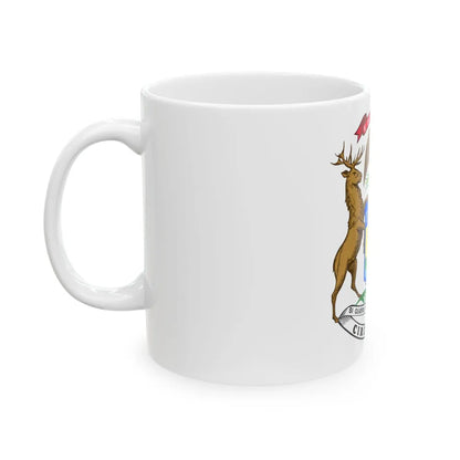 Flag of the Governor of Michigan (United States) White Coffee Mug - Go Mug Yourself