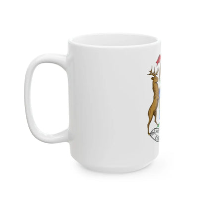Flag of the Governor of Michigan (United States) White Coffee Mug - Go Mug Yourself